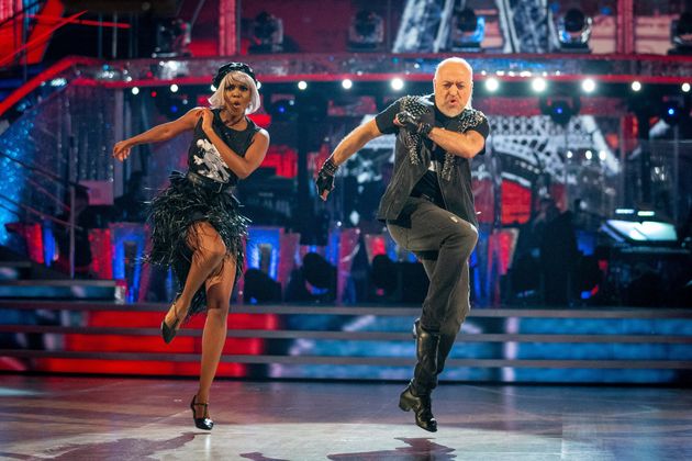 Oti and Bill Jiving on the Strictly floor