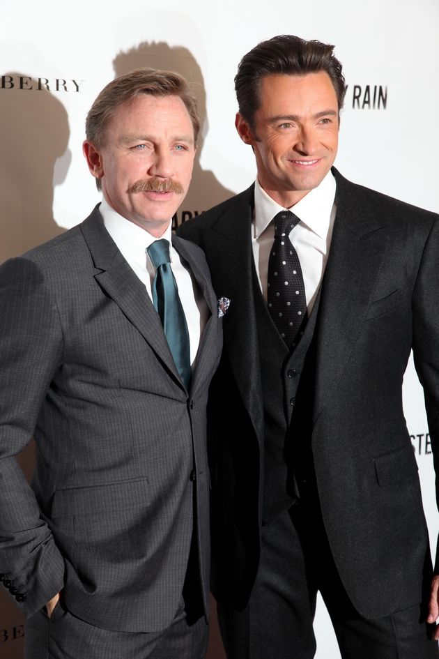 Daniel Craig with Hugh Jackman