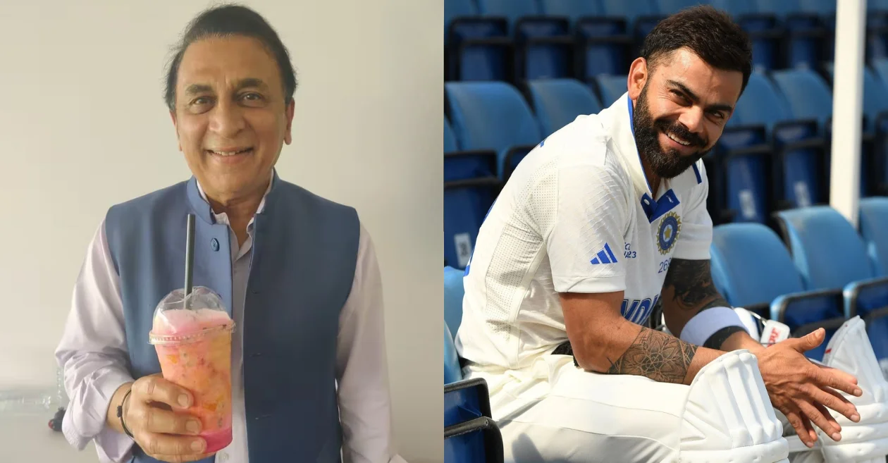 Sunil Gavaskar and Virat Kohli