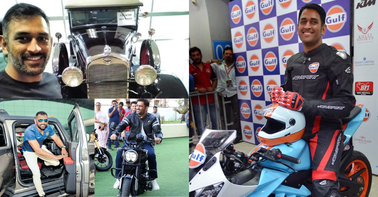 MS Dhoni's bikes and cars