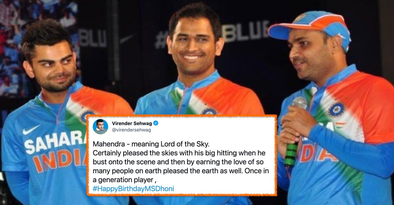 Virat Kohli, MS Dhoni, Virender Sehwag