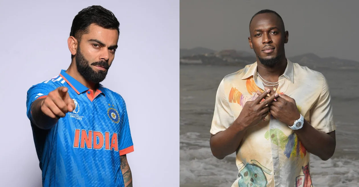 Virat Kohli and Usain Bolt