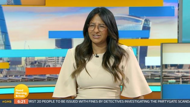 Ranvir Singh as seen during Tuesday's GMB