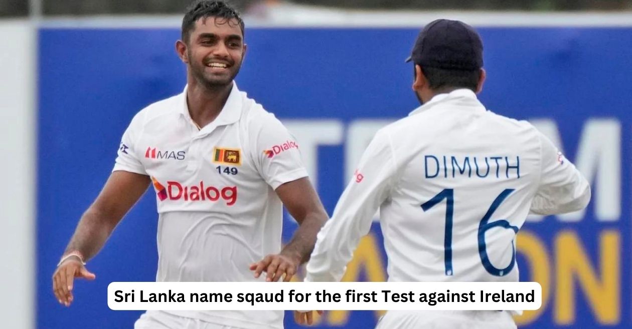 Sri Lanka name squad for first Test