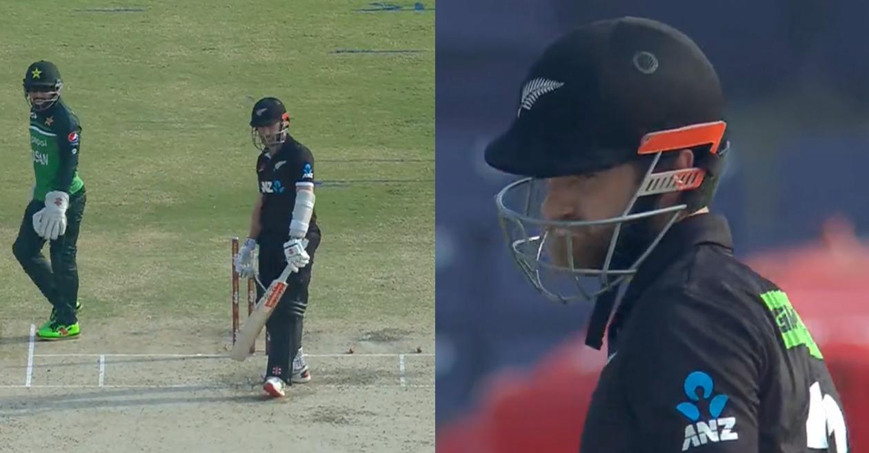 Kane Williamson left stunned after his dismissal