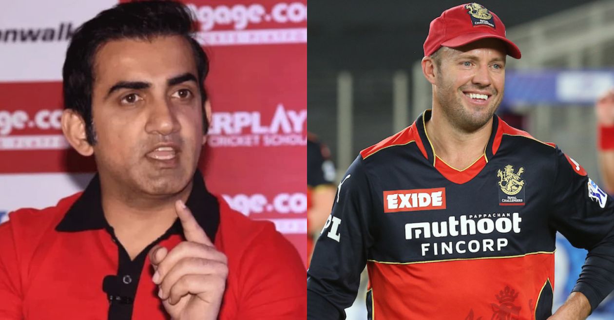 Gautam Gambhir and AB de Villiers