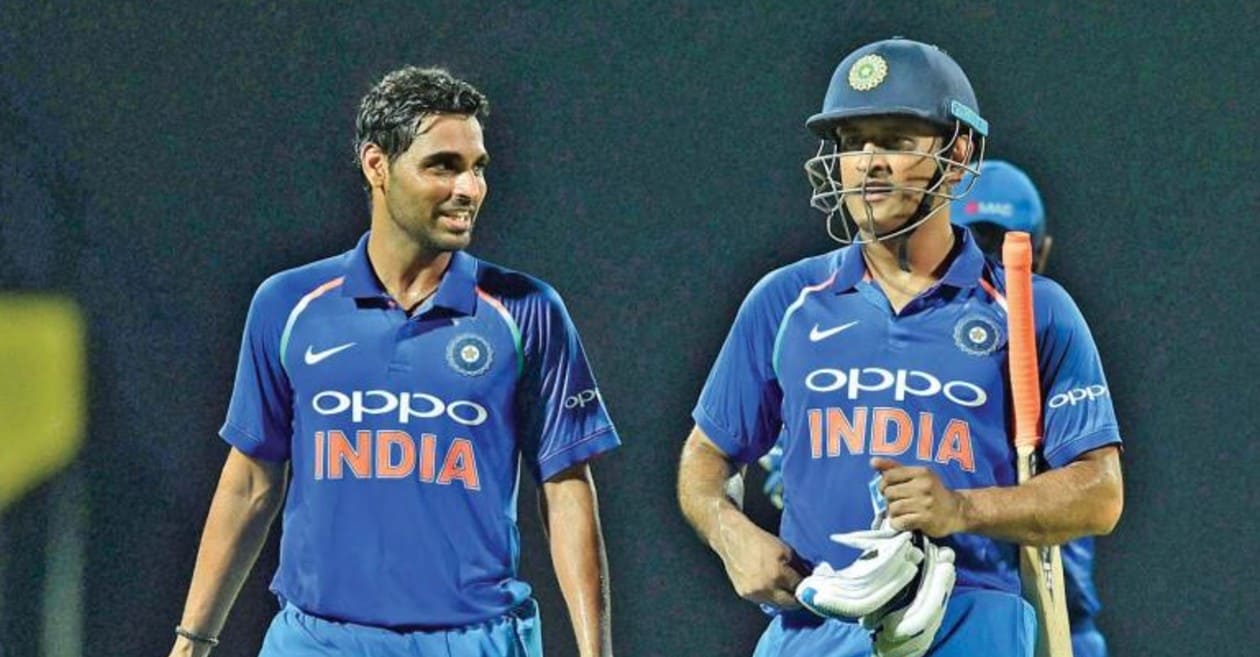 Bhuvneshwar Kumar, MS Dhoni