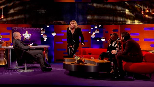 Kate telling Graham Norton her 