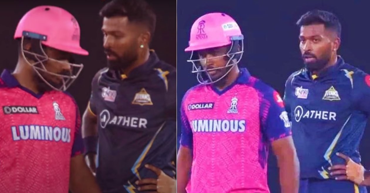 Hardik Pandya sledges Sanju Samson