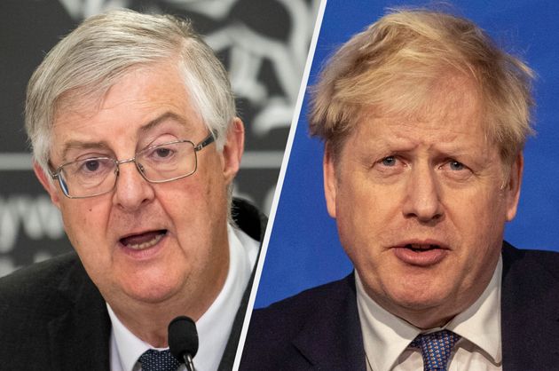 Mark Drakeford lashed out at Boris Johnson on Friday