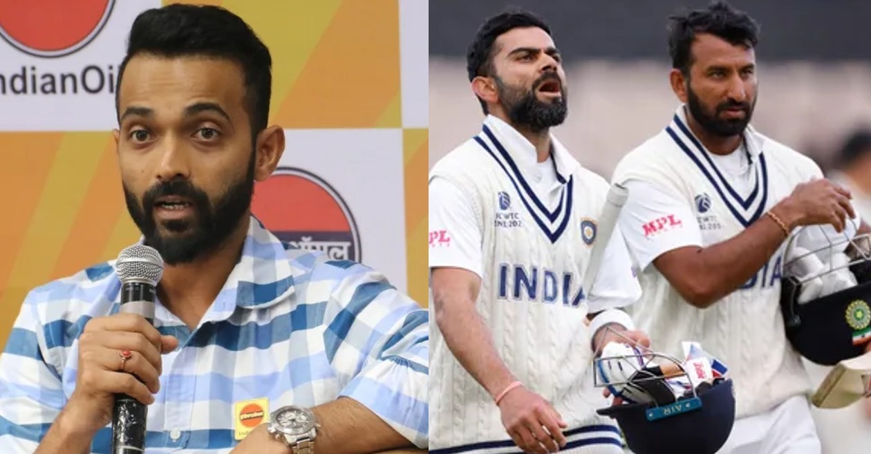 Ajinkya Rahane, Virat Kohli, Cheteshwar Pujara