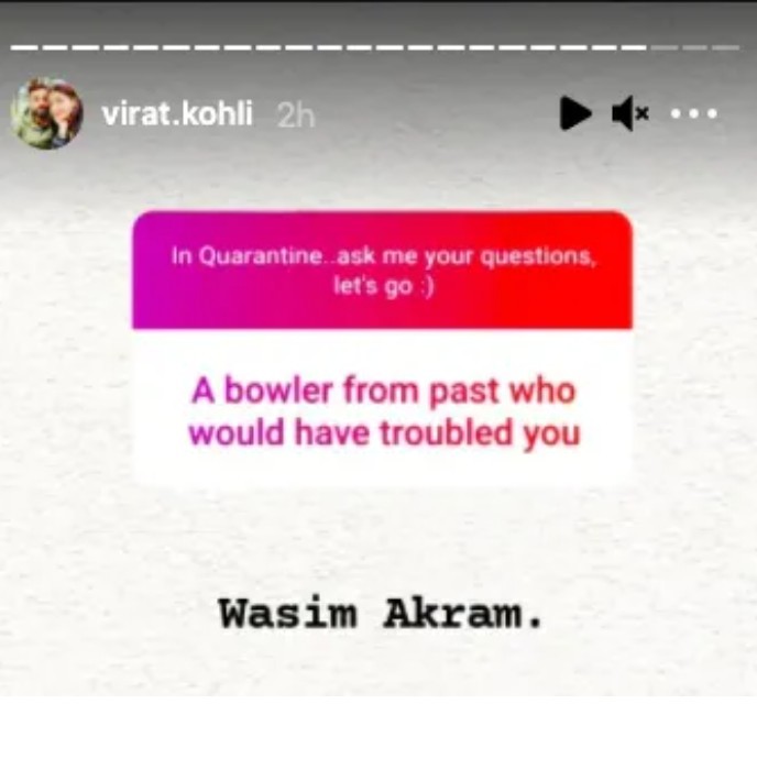 Virat Kohli's story