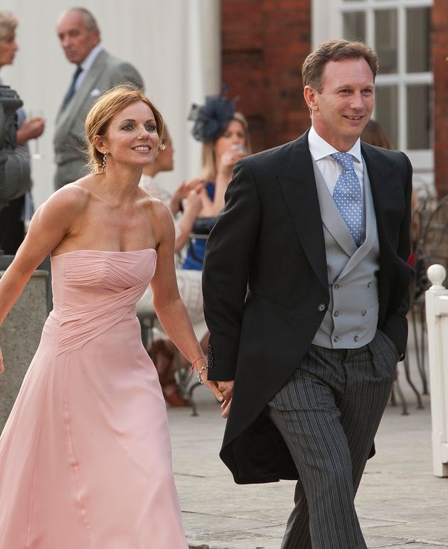 Geri with husband Christian Horner 