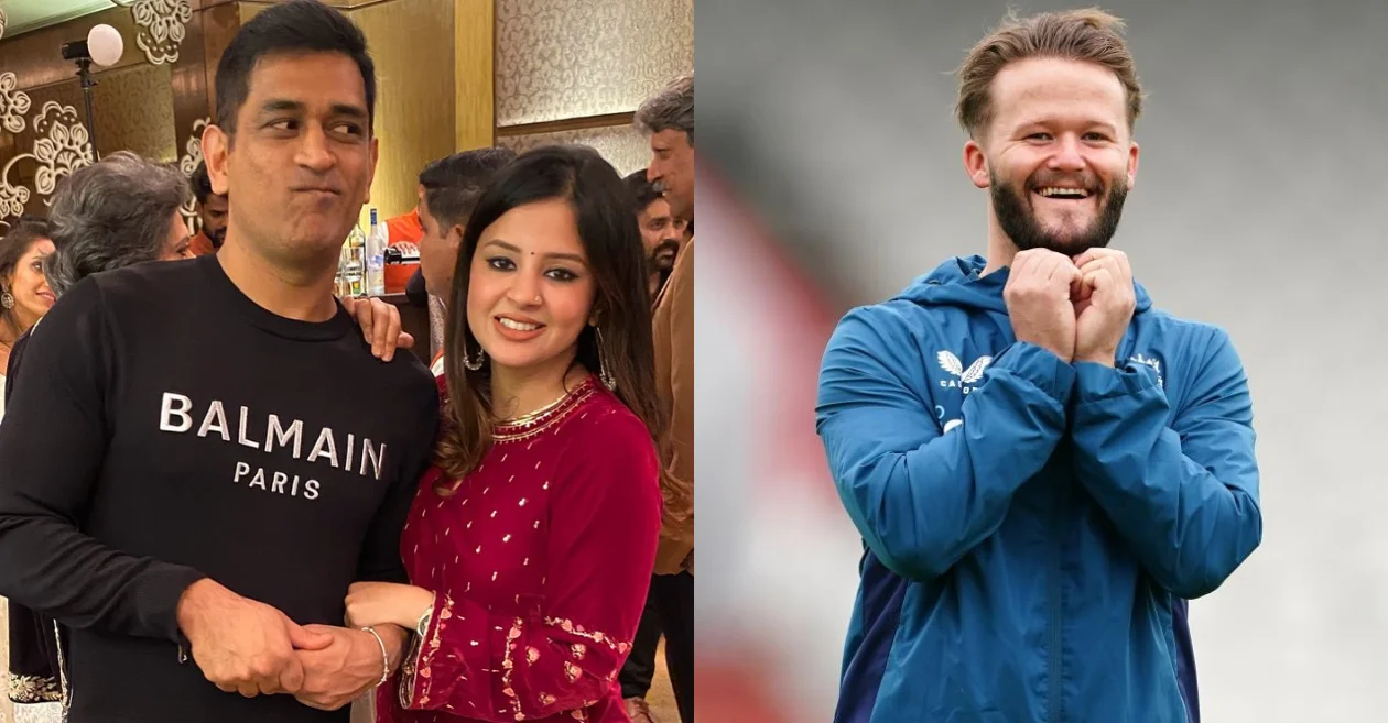 MS Dhoni, Sakshi Dhoni and Ben Duckett