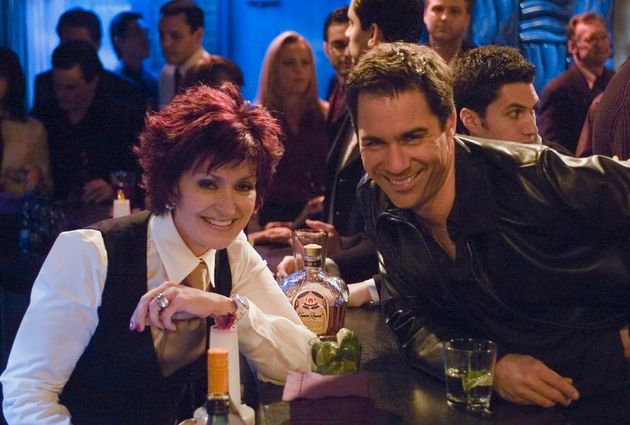 Sharon Osbourne on the set of Will & Grace