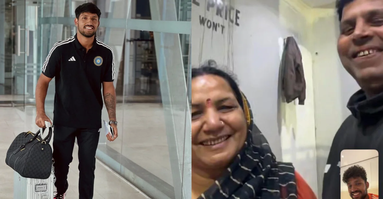 Dhruv Jurel and his parents