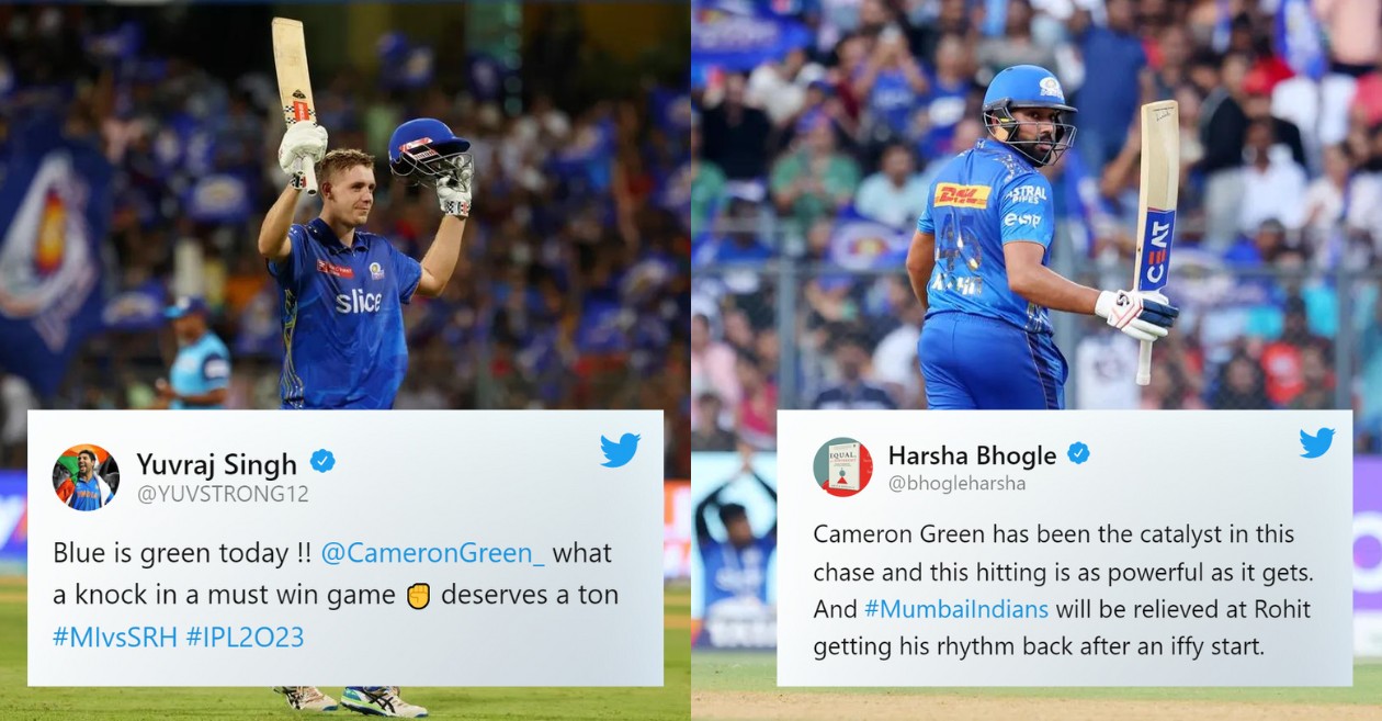 Cameron Green and Rohit Sharma