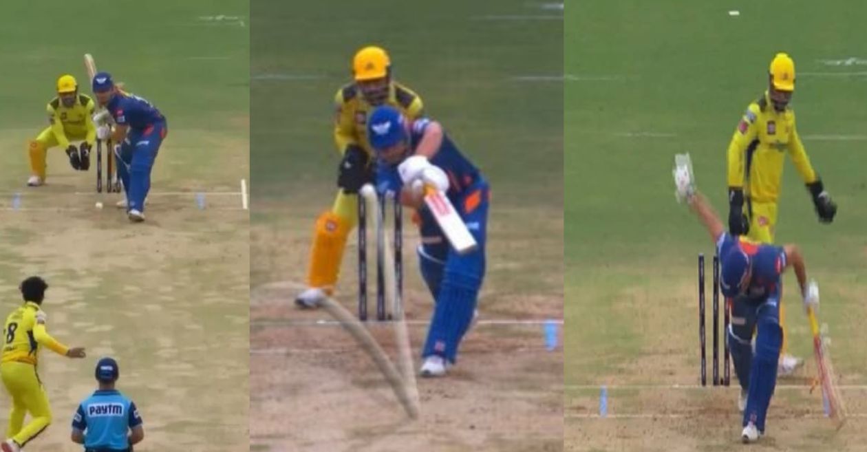 Ravindra Jadeja cleans up Marcus Stoinis