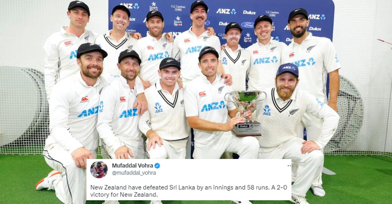 NZ beat SL in the second Test