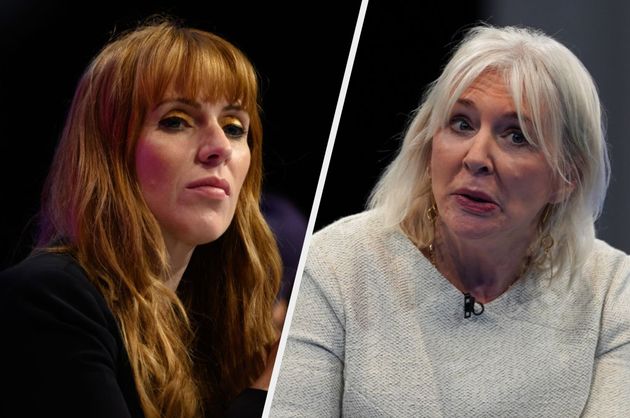 Labour's Angela Rayner and culture secretary Nadine Dorries