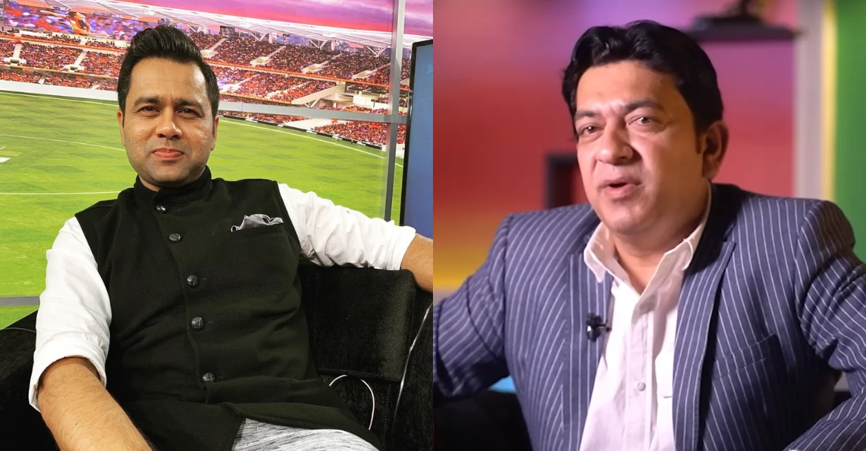 Aakash Chopra and Hasan Raza