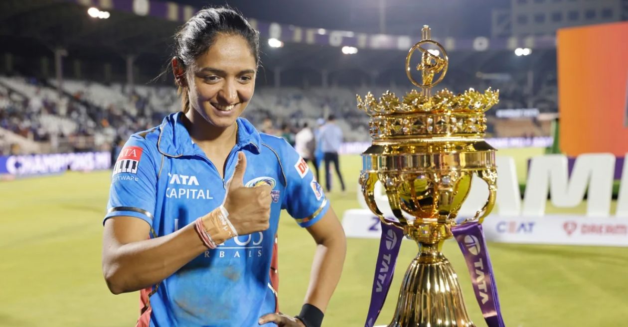 Harmanpreet Kaur with WPL title