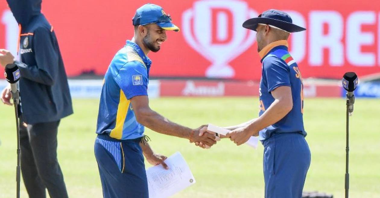 Sri Lanka and India captains