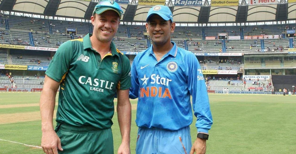 AB de Villiers and MS Dhoni