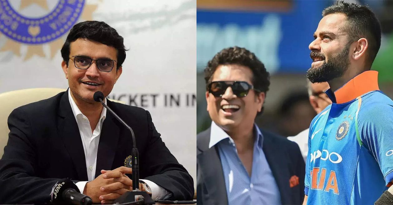 Sourav Ganguly, Sachin Tendulkar, Virat Kohli