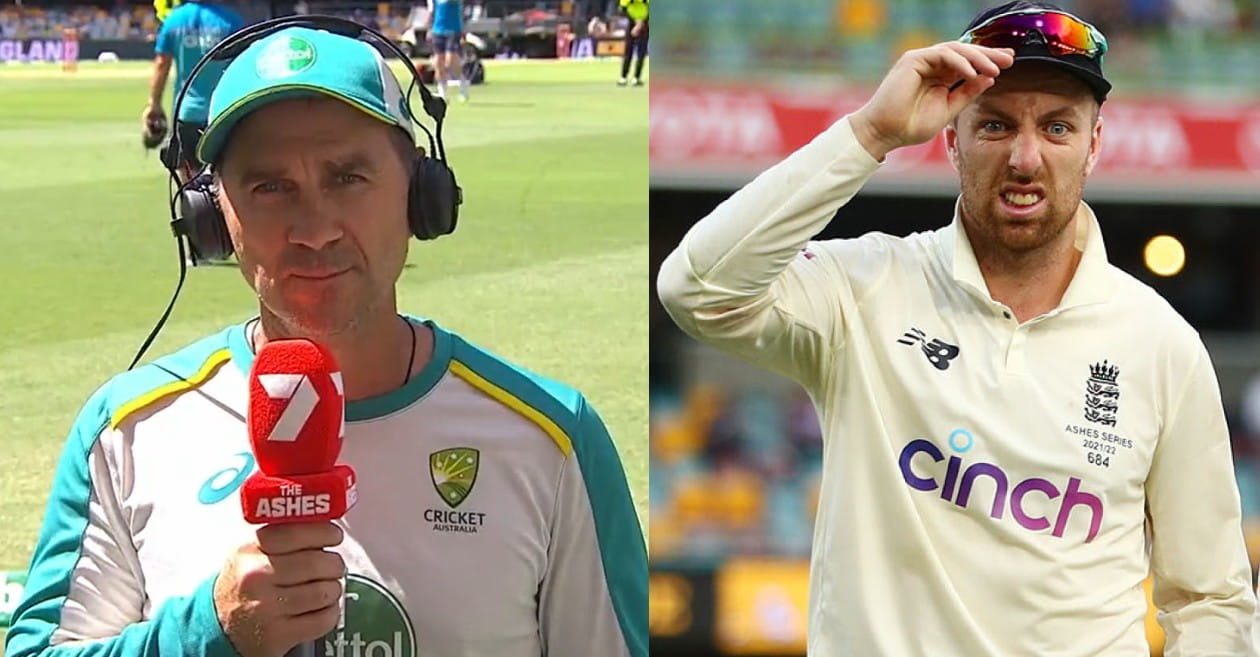 Justin Langer takes a dig at Jack Leech