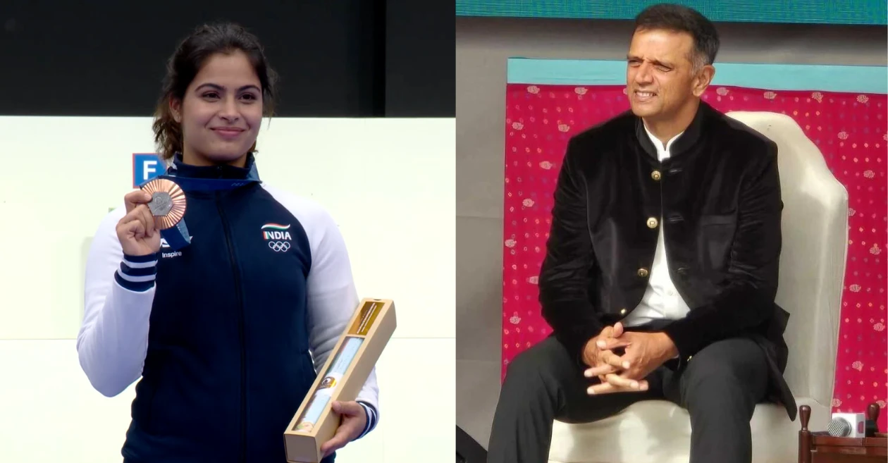 Manu Bhaker, Rahul Dravid