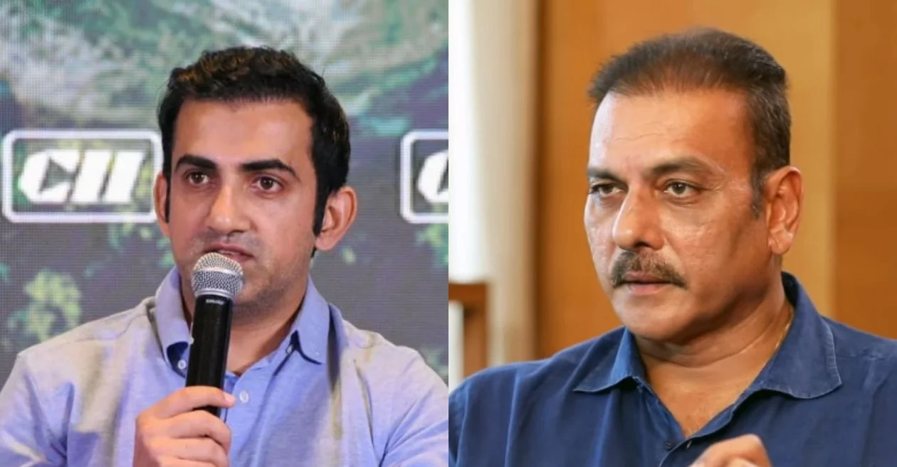 Gautam Gambhir and Ravi Shastri