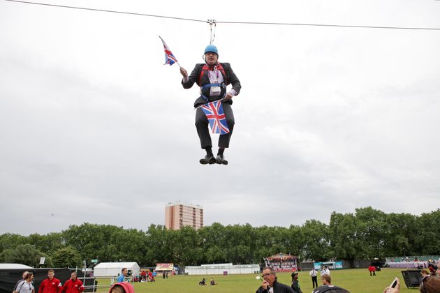 Boris Johnson as Mayor of London.