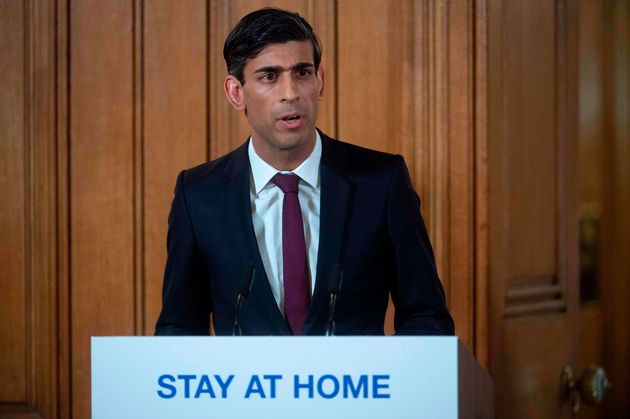 Rishi Sunak announces the furlough scheme in March 2020