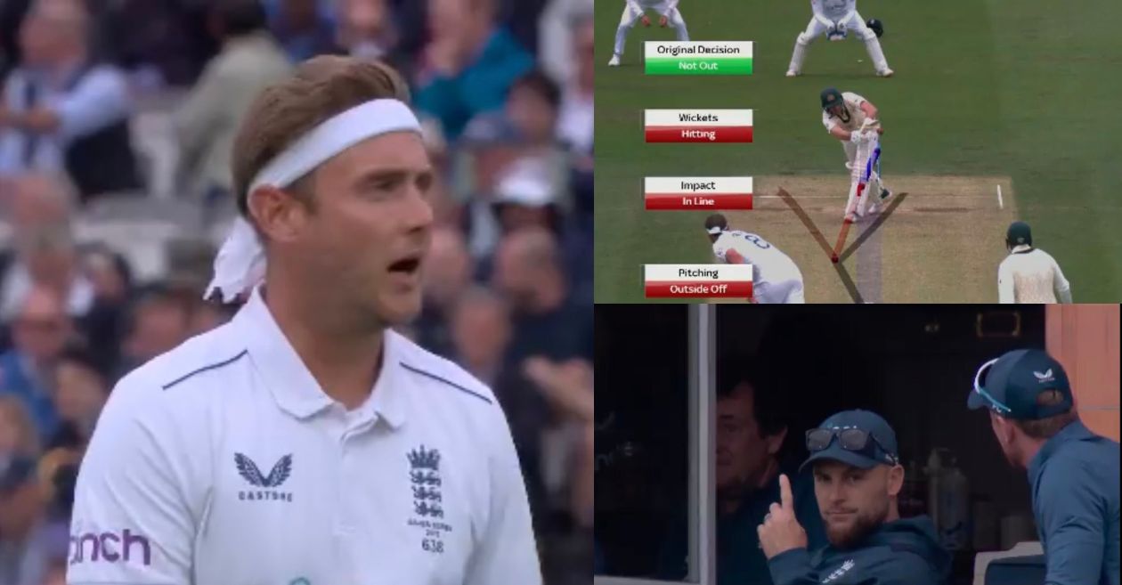 Stuart Broad left fuming in Lord's Test