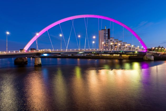 The Clyde Arc over the River Clyde, Glasgow