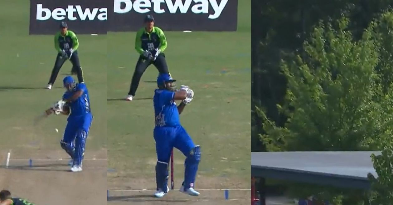 Kieron Pollard hits a massive six in MLC 2023