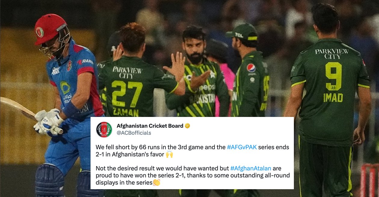 Pakistan beat Afghanistan in 3rd T20I