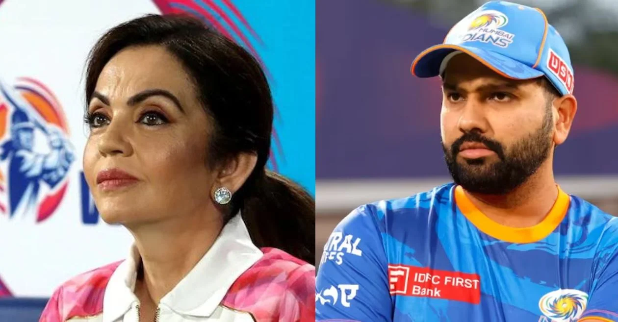 Nita Ambani and Rohit Sharma