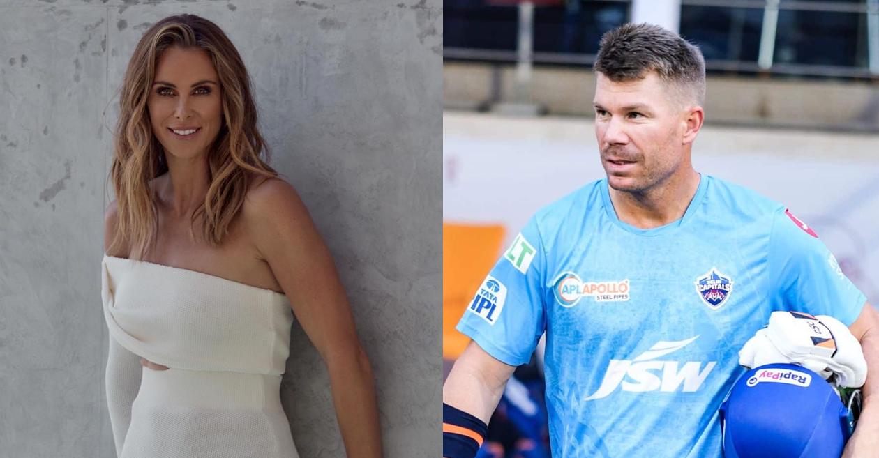 Candice and David Warner