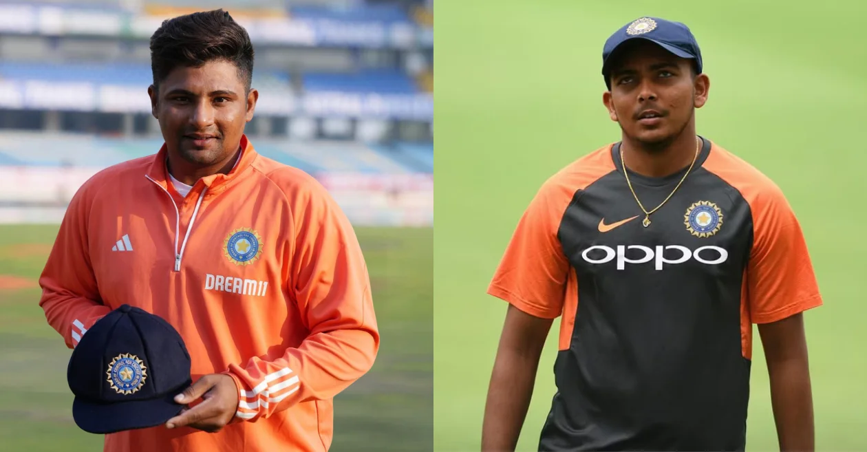 Sarfaraz Khan and Prithvi Shaw