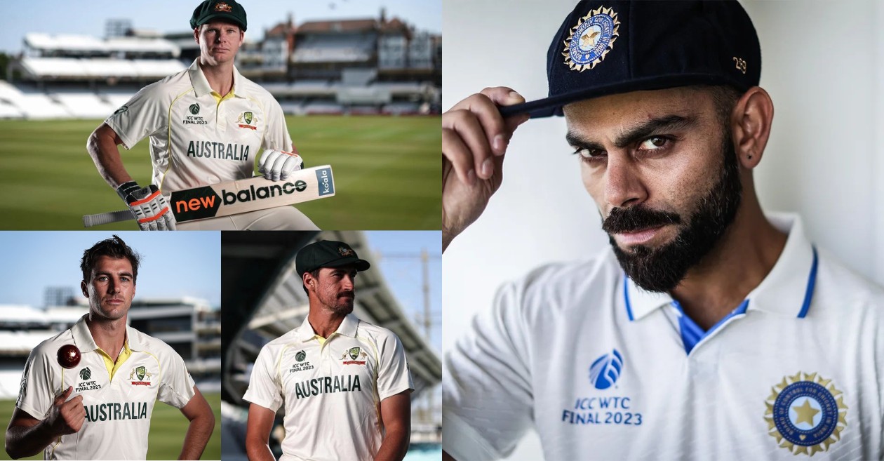 Steve Smith, Pat Cummins, Mitchell Starc and Virat Kohli