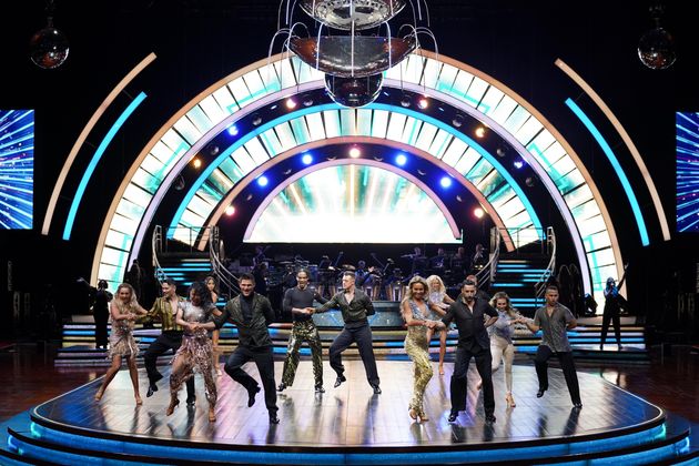 Strictly's professional dancers performing on the show's tour earlier this year