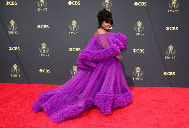 LOS ANGELES, CALIFORNIA - SEPTEMBER 19: Nicole Byer attends the 73rd Primetime Emmy Awards at L.A. LIVE on September 19, 2021 in Los Angeles, California. (Photo by Rich Fury/Getty Images)