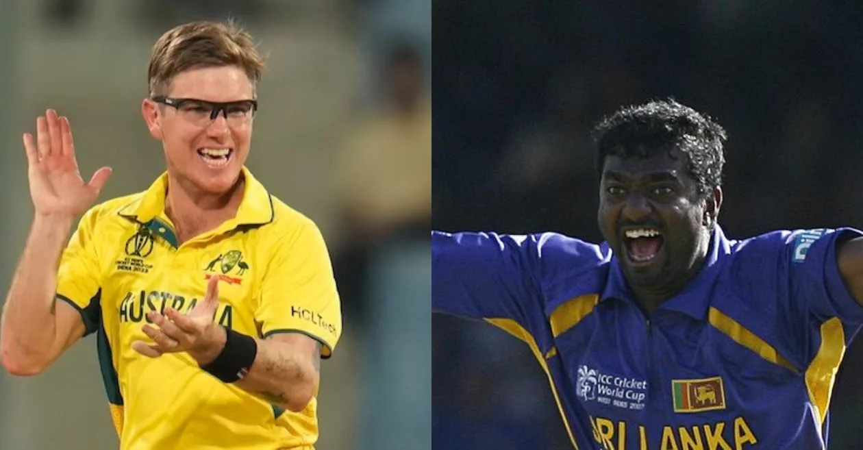 Adam Zampa and Muttiah Muralitharan