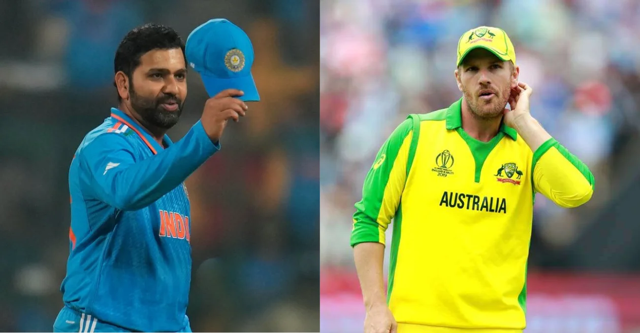 Rohit Sharma and Aaron Finch