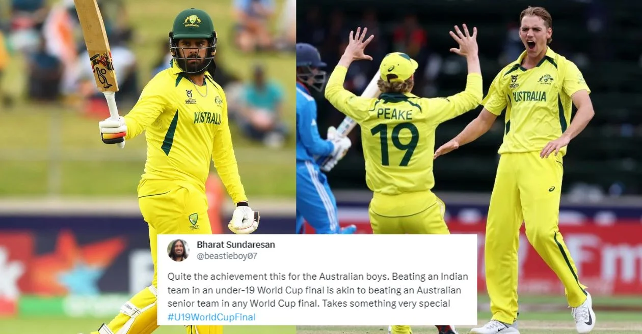 Australia beat India in the U19 World Cup Final