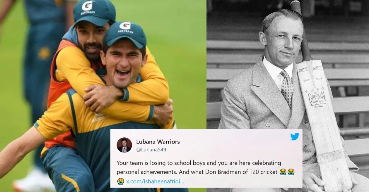 Shaheen Afridi gets trolled heavily for comparing Mohammad Rizwan with Sir Don Bradman