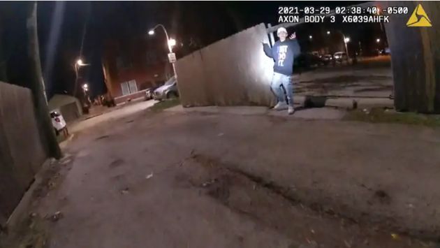 Police cameras show the final seconds before Adam Toledo, 13, was shot 