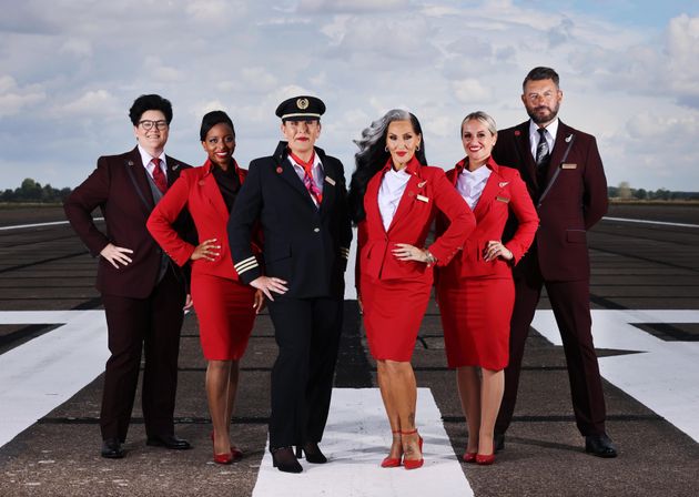 Virgin Atlantic crew join Michelle Visage to champion individuality with Virgin Atlantic's updated gender identity policy, allowing its LGBTQ+ people the choice to wear the uniform that best reflects them.